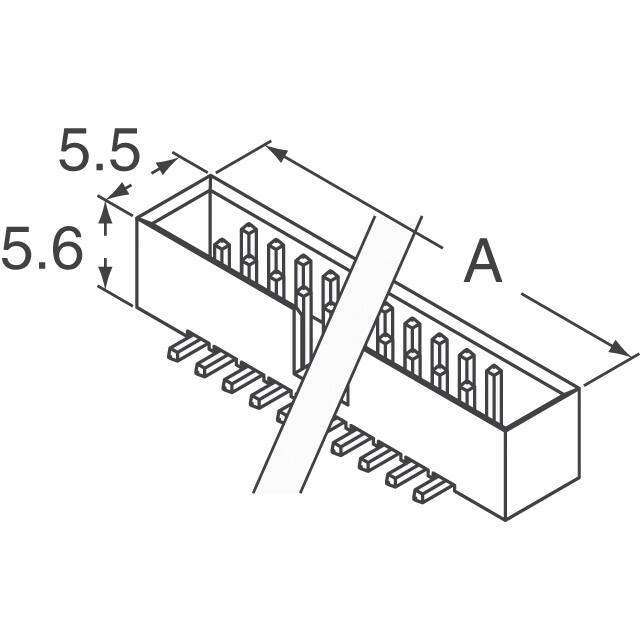 957250-2000-AR-TP 3M  Headers Male Pins